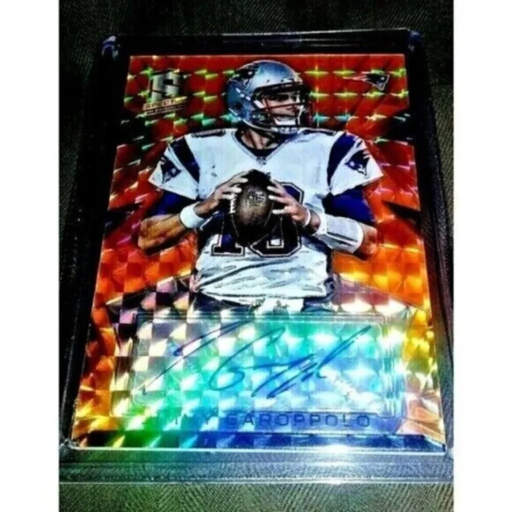 3/3 JIMMY GAROPPOLO Panini Spectra Auto Signature Prizm Refractor LA RAMS